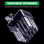 Qpets Aquarium Plant Holder for Glass Fish Tanks with Screw Fixed Design 8 x 8 x 5.7 cm 3 pcs