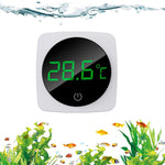 Wireless LED Aquarium Thermometer, Accurate Water Thermometer Sensor Stick-on Thermometer for Aquariums, Real Time Temperature Sensing Temperature Meter for Aquariums, Terrarium