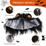 Qpets® Lion Costume, Halloween Lion Mane Costume for Cat Wig for Cat Christmas Halloween Funny Headwear for Puppy, Kitten, Cat Festival Headwear