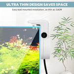 Qpets Aquarium Cooling Fan for Rimless Tanks with 2 Speed Settings and Silent USB Operation