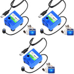 Qpets Pet Water Fountain Pump for Cats and Dogs with LED Indicator featuring 160 L/h Flow | Silent USB 5V Replacement