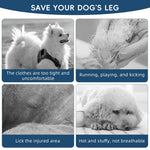 Qpets Dog Leg Brace for Injury and Post Surgery Care featuring Quick Release Belt and Breathable Padded Protection (3XL)
