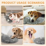 Qpets Pet Pillow for Cats and Dogs with Glow in the Dark Star Design 24x20cm 3pcs | Soft Plush Cushion for Comfortable Sleep