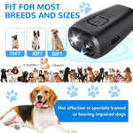 Qpets Ultrasonic Bark Guard for Dogs with 40kHz Safe Sound and USB Rechargeable Design