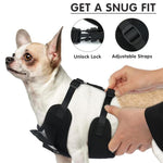 Qpets Dog Vest Harness Set with 1.5m Leash featuring 360° Swivel Buckle and Dacron Fabric