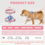 Qpets Cat Harness with Leash for Small Cats featuring Quick Release Buckle 48 in Leash