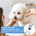 Qpets Thinning Scissors for Salon and Home Use with Ergonomic Handle & Stainless Steel Blade