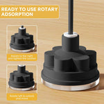 Qpets Interactive Cat Toy for Independent Play featuring Twist Lock Suction Cup and Black Feather