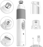 Qpets Dog Nail Grinder with Diamond Bit & Stepless Speed for 3h Use | Quiet Motor for Pets