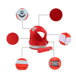 Qpets Dog Harness for Large Dogs with 1.2m Leash featuring Reflective Strip and Breathable Mesh