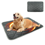 Qpets Thermal Pet Heating Pad for Beds and Crates with Anti Slip Bottom and Soft Fleece 72x115cm