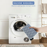 Qpets® Pet Hammock for Cage Plush Thermal Pet Hammock Winter Warm Cat Hammock 4 Adjustable Straps Design Small Pet Double Side Print Hammock for Cage, 35x53cm