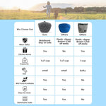 Qpets Dog Treat Pouch for Training and Walking with Zipper Closure and 1.67 Cups Capacity | Food Grade Silicone Grey