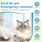 Qpets Pet Grooming Mitts for Dogs and Cats with Waterless Cleaning | 20 Count Pack