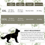 Qpets Dog Clothes for Medium and Large Breeds with 21.65 in Back Length | Adjustable Hook and Loop Closure for Calming Comfort