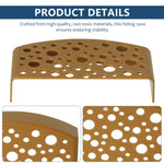 Qpets Aquarium Tunnel for Fish Tanks featuring Porous Hiding Caves and Platforms | Safe Habitat for Bettas and Shrimps