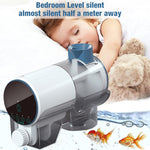 Qpets Fish Feeder with 220ml Moisture-Proof Hopper for Aquariums | 4 Timer Settings