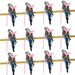 Qpets Parrot Bird Harness for Outdoor Flight with 2m Elastic Leash and Angel Wings | Pink M