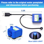 Upgraded USB Silent Pet Water Pump 160L/h Max