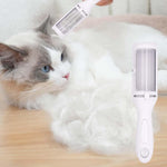 Dog Grooming Brush Shedding Hair Brush for Cat Dog Hair Brush Cat Comb Cat Hair Brush Self Cleaning Hair Cleaning Brush Remove Mat Shedding and Grooming Brush for Pet Hair Brush for Pet