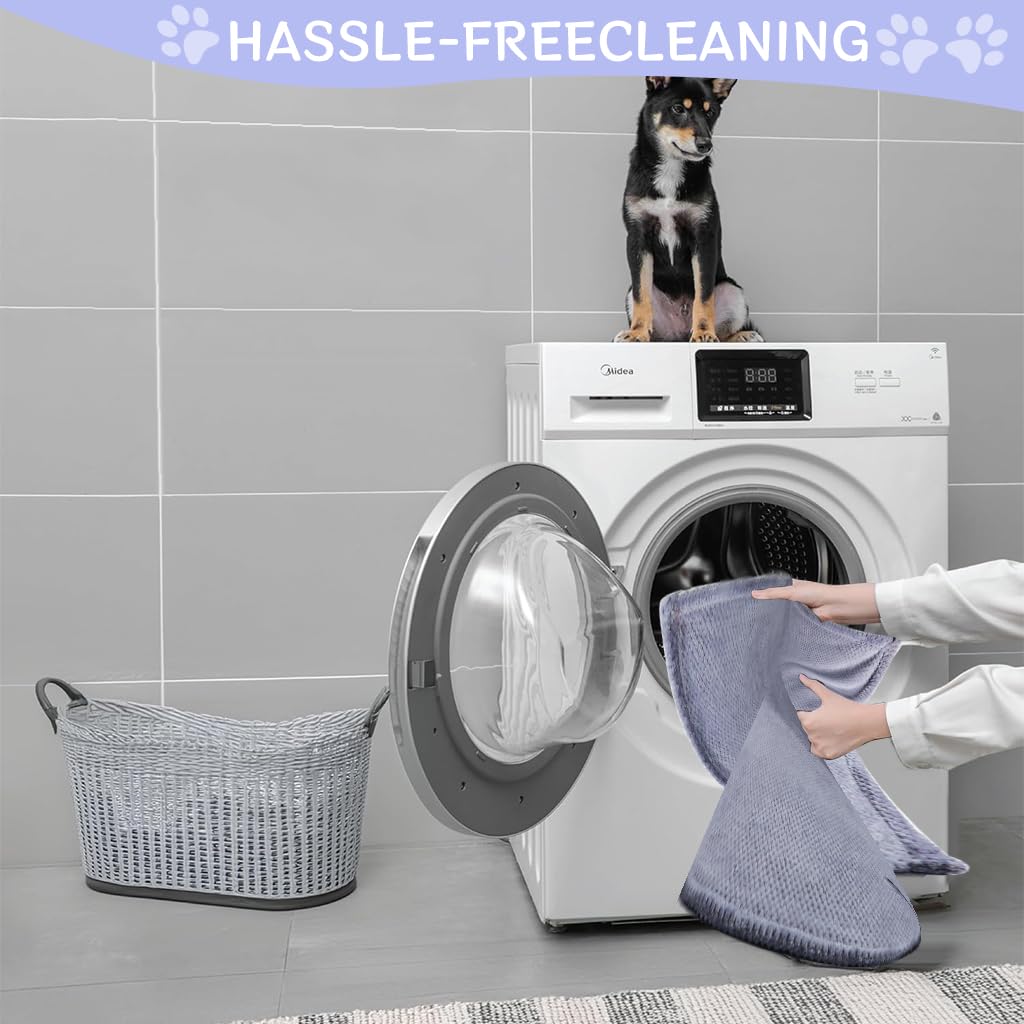 Qpets Pet Blanket for Dogs and Cats with Plush Fabric and 39.3x62.9 in Size | Machine Washable