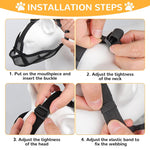 Qpets Mesh Dog Muzzle for Bulldogs with Adjustable Quick Release Buckle | Breathable Summer Comfort