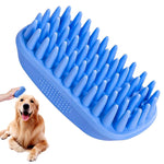 Qpets Dog Brush for Bathing and Grooming featuring Soft TPE Material | Easy to Clean