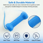 Qpets Dog Dental Chew Prop for Small and Medium Dogs, TPR Aid for Guided Brushing