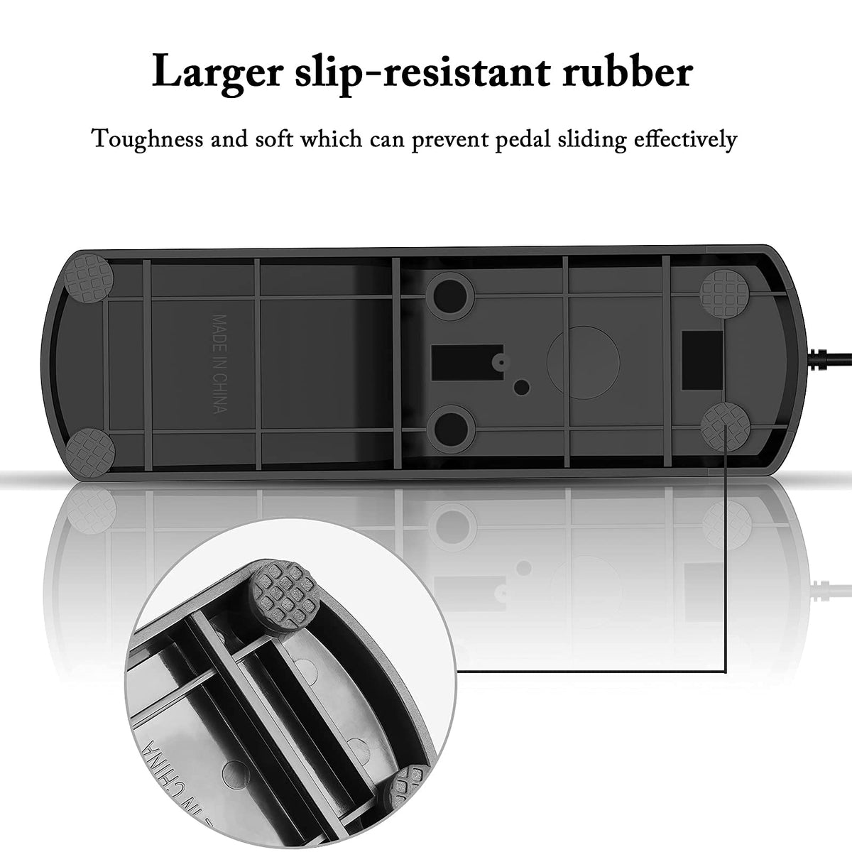 Qpets® Digital Piano Pedal Sustain Universal Keyboard Pedal Sustain for Yamaha