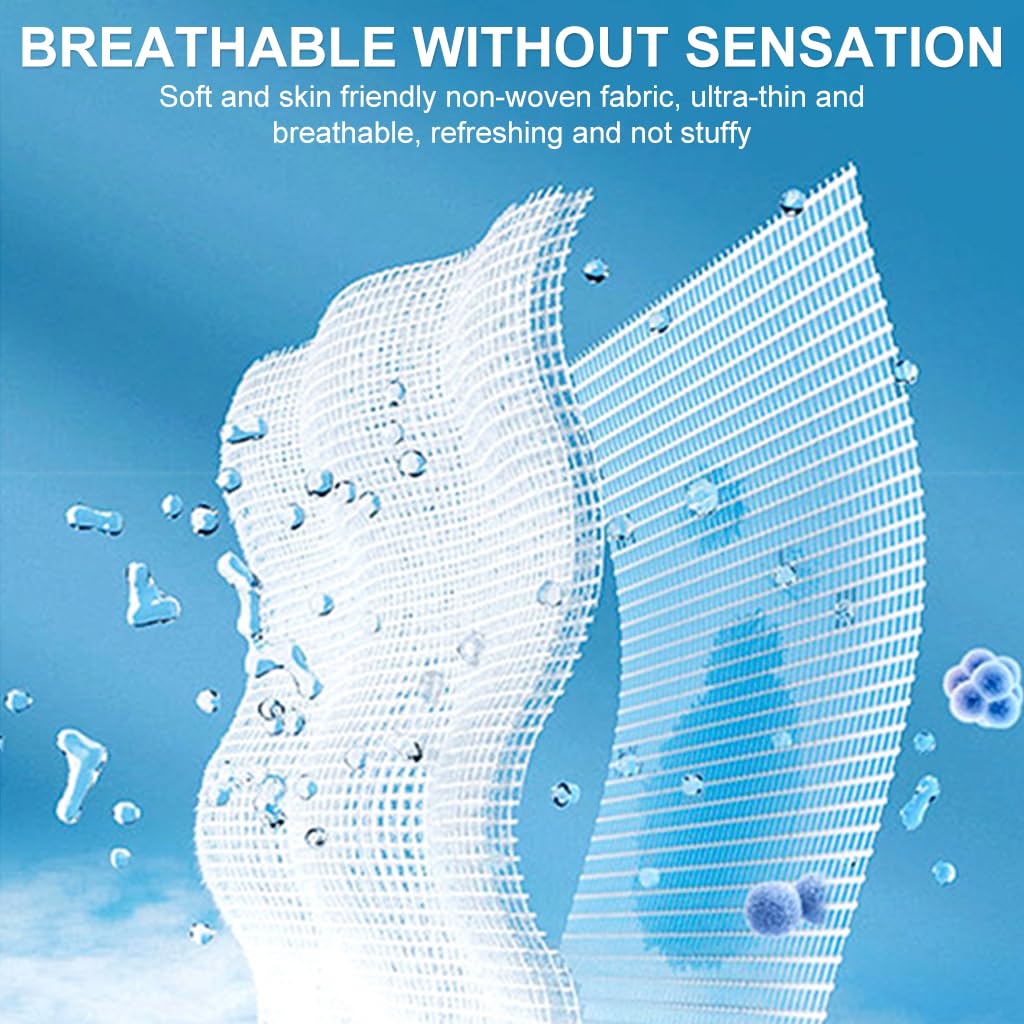 Qpets Dog Diaper Liners for Puppies and Seniors with Sticky Backing | 30 Count Breathable Cotton Pads