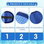 Qpets Cooling Collar for Dogs and Cats featuring Hook and Loop Closure 42–53CM | Keeps Pets Cool During Summer Walks