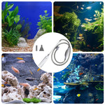 Qpets Fish Tank Cleaner for Easy Water Change and Debris Removal 2.6m Hose | Manual Siphon Pump with Flow Adjuster