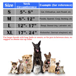 Qpets Dog Collar for Post Surgery Recovery with Inflatable Design and Soft Cotton Cover | Adjustable M 25–36 cm Comfortable Fit