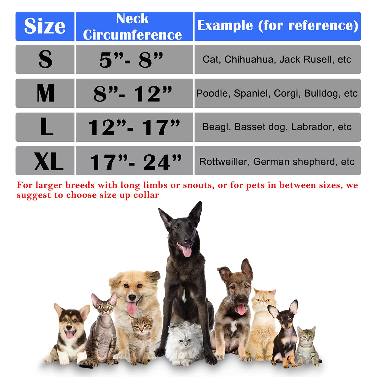 QPets Inflatable Cushion Pillow Collar for Dogs and Cats with Hook and Loop Closure | Detachable Neck Pillow for Comfortable Recovery