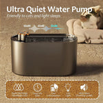 Qpets Cat Water Fountain with Triple Filtration and LED Indicator | 3L USB Ultra Quiet Dispenser