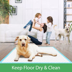 Qpets Dog Pee Pads for Training featuring 6 Layer Quick Dry Design and Bamboo Charcoal | 50 Pack 45×60cm