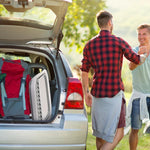 Qpets® Collapsible Cat Litter Box Large Size, Portable Travel Litter Tray with Scoop & High Sides, Space Saving Anti-Splash Anti-Tip Over Guar for Adult Cats & Kittens