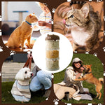 Qpets Dog Food Container Set for Travel with Leak Proof Stackable Design 3 Pcs | Food Grade PP