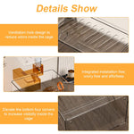 Qpets Hamster Cage Playhouse with Water Feeder and Exercise Wheel | Clear Acrylic for Small Pets