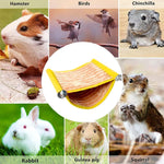 Bird Nest for Cage Hanging Bird Nest Winter Warm Bird Hammock for Cage Bird Cage Bird Nest Small Pet Bed for Parakeet Lovebird Cockatoo Finch Hamster Chinchilla Guinea Pig, Orange