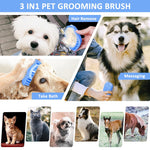 Qpets Dog Brush for Bathing and Grooming featuring Soft TPE Material | Easy to Clean