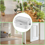 Qpets Turtle Basking Platform for Aquatic Tanks with Ramp and Built-in Food Bowl | 44.5x29x23cm PP Structure