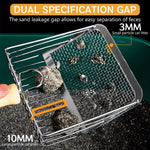 Qpets Cat Litter Scoop for Easy Cleanup with 14cm Ergonomic Handle and Metal Sifter | 2PCS