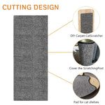 Qpets Cat Scratch Pad for Wall and Floor Furniture Protection 30x100cm Grey 3pcs