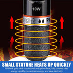 Qpets® 10W Submersible Aquarium Heater, 26 °C Constant Temperature USB Plug and Go Electric Aquarium Heater 3.3 inches Small Aquarium Heater for Betta Fish, Guppies, Neon Tetras