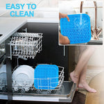 20CM Lick Mat for Dogs Cat, Food-Grade Silicone, Dog Food Mat with Suction Cup, Slow Feeding Mat, 7.9in, Perfect Use During Training, Bathing, Grooming(Square)