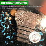 Qpets Resin Turtle Basking Platform for Small Tanks with Triangle Structure and Stair Design 13.5x11x5.5 cm