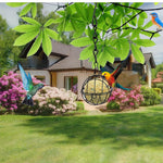 Qpets Metal Wire Bird Feeder for Suet Balls and Nuts featuring 2.76 in Ball Shape | Ideal for Garden and Balcony