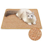 Cat Scratcher Mat 30 x 60 cm Sisal Hemp Cat Scratcher Mat Anti-Slip Cat Scratcher Floor Pad Cat Bed Liner Durable Sisal Hemp Cat Scratcher Mat Sofa Protection