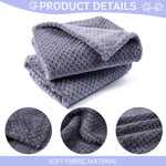 Qpets Pet Blanket for Dogs and Cats with Plush Fabric and 39.3x62.9 in Size | Machine Washable